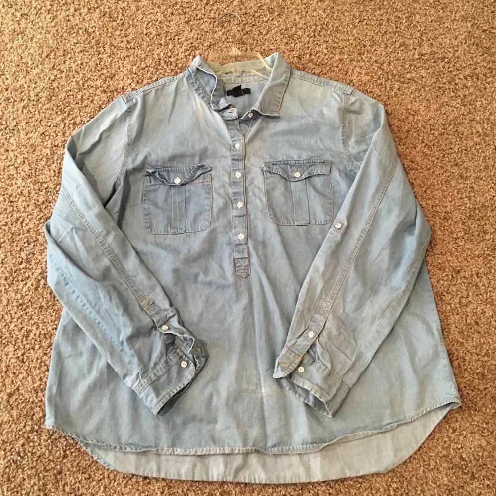 GAP Jean Blouse